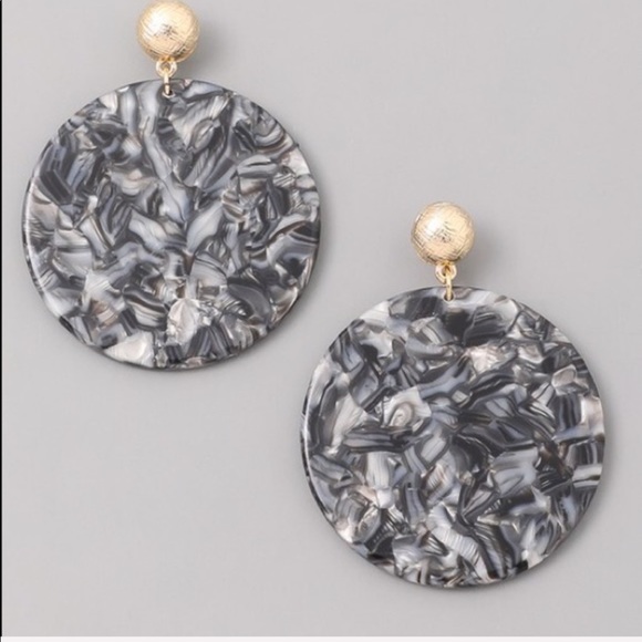 Brinisity Jewelry - Marbled Acrylic Earrings